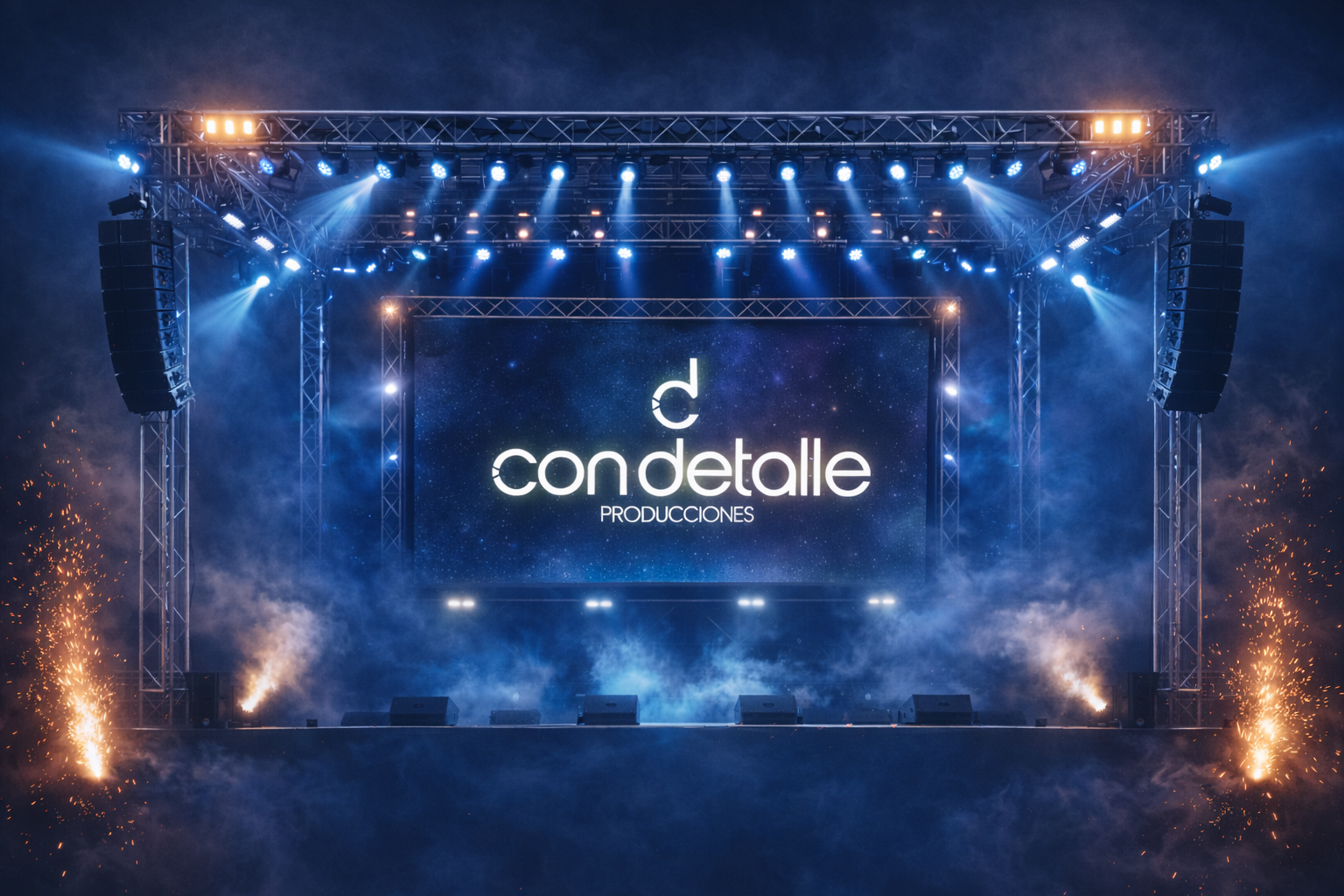 Escenario Con Detalle Producciones